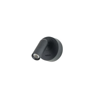 LUGANO ROUND WALL BK | Azzardo