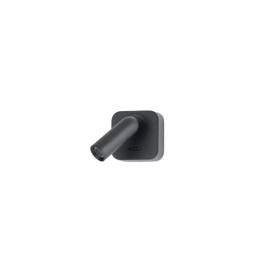 Lampa Lugano Square Wall Bk AZ5655 | Azzardo