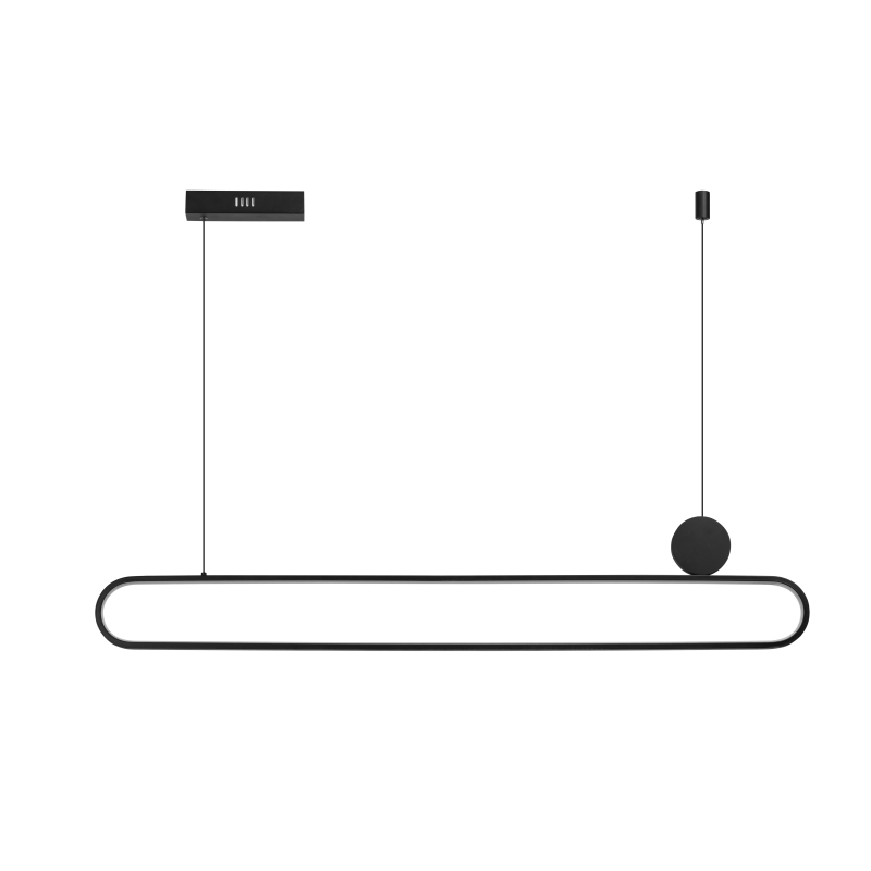 Lampa Nicodemo Pendant Cct Dimm Bk + Remote Control | Azzardo
