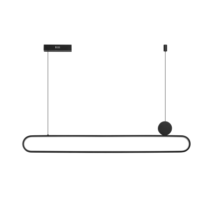 Lampa Nicodemo Pendant Cct Dimm Bk + Remote Control | Azzardo