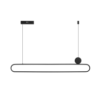 Lampa Nicodemo Pendant Cct Dimm Bk + Remote Control | Azzardo