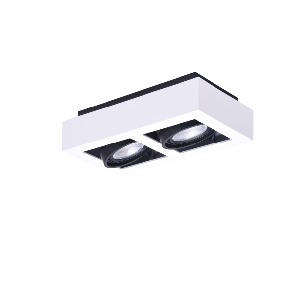 Lampa Nikea 2 Es111 Wh/Bk AZ4439 | Azzardo