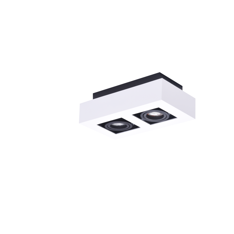 Lampa Nikea 2 Gu10 Wh/Bk AZ4433 | Azzardo