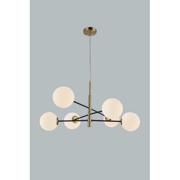 Lampa Oviedo 6 Go/Bk AZ4421 | Azzardo