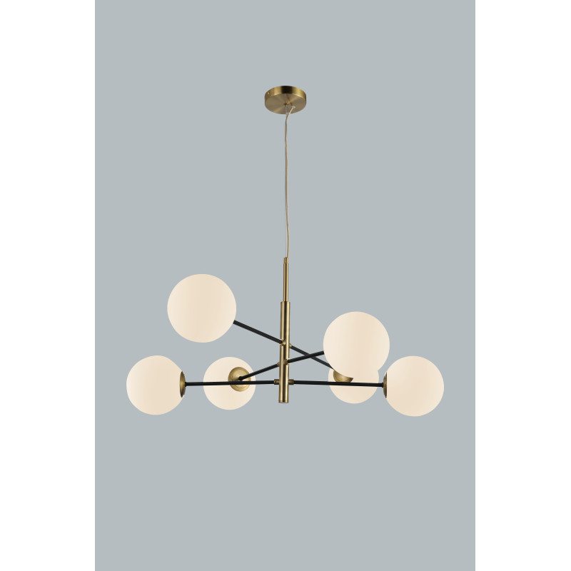 Lampa Oviedo 6 Go/Bk AZ4421 | Azzardo