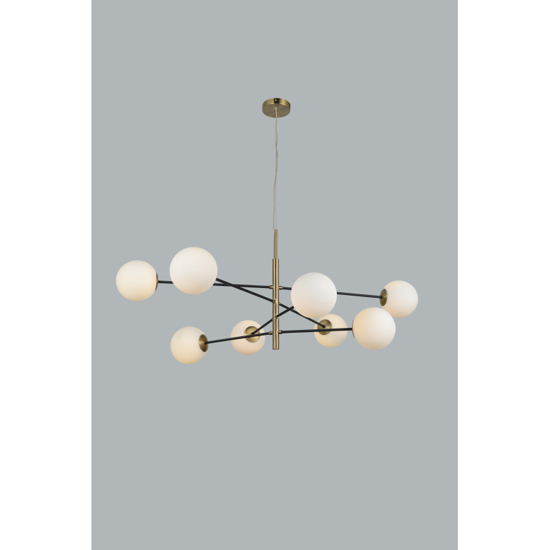 Lampa Oviedo 8 Go/Bk AZ4423 | Azzardo