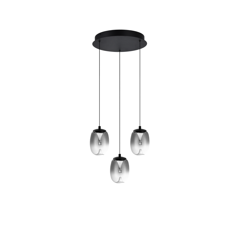 Lampa Pamela 11 Round 3 Smoky AZ6268 | Azzardo