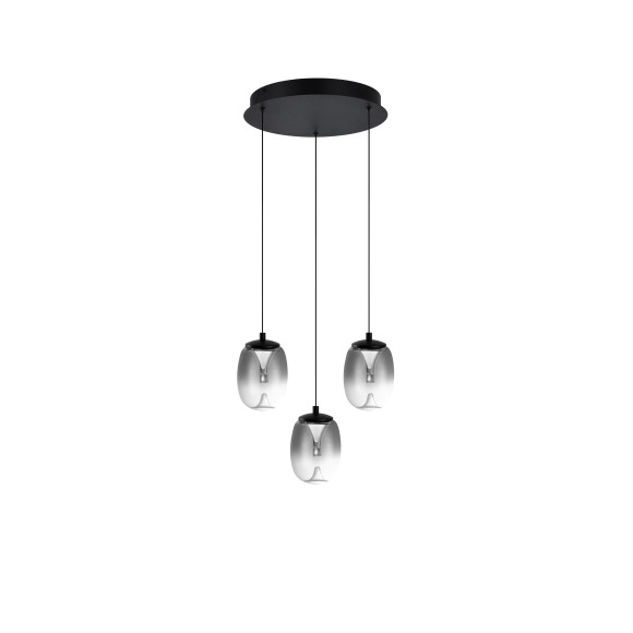 Lampa Pamela 11 Round 3 Smoky AZ6268 | Azzardo