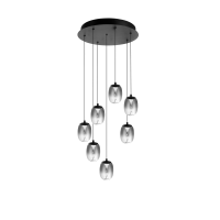 Lampa Pamela 11 Round 7 Smoky AZ6270 | Azzardo