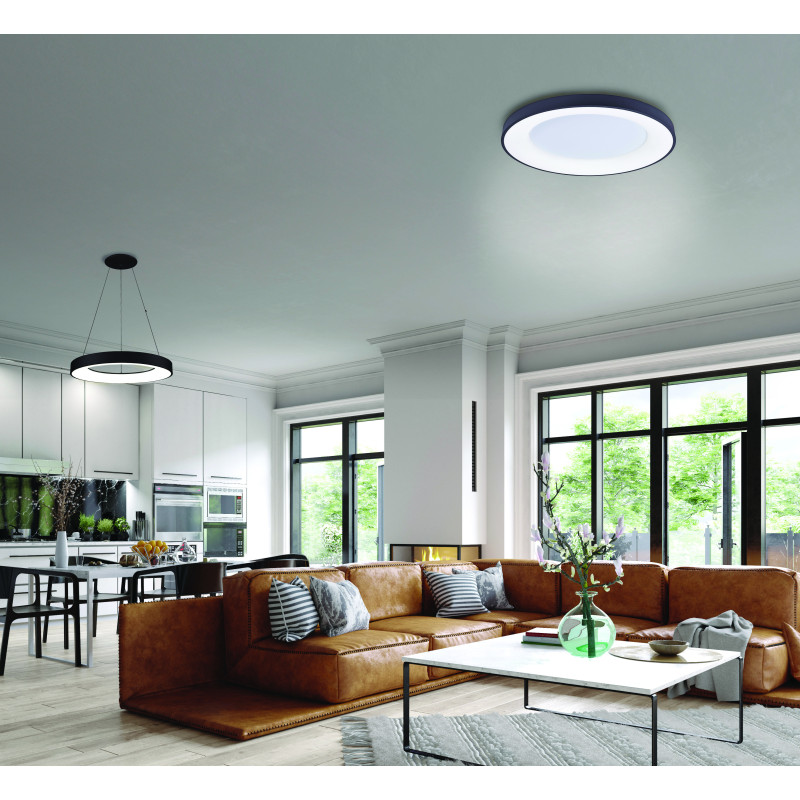 Lampa Santana Top 60 Cct Bk + Remote Control AZ4991 | Azzardo