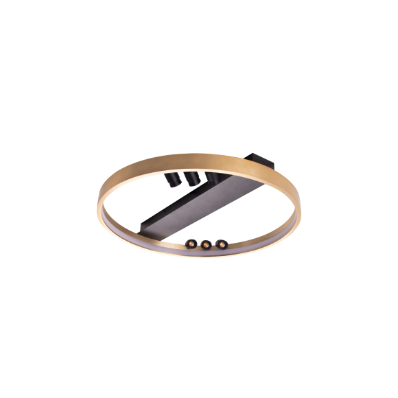 Lampa Serafino Top 60 3-Step Dimm Go/Bk AZ5832 | Azzardo