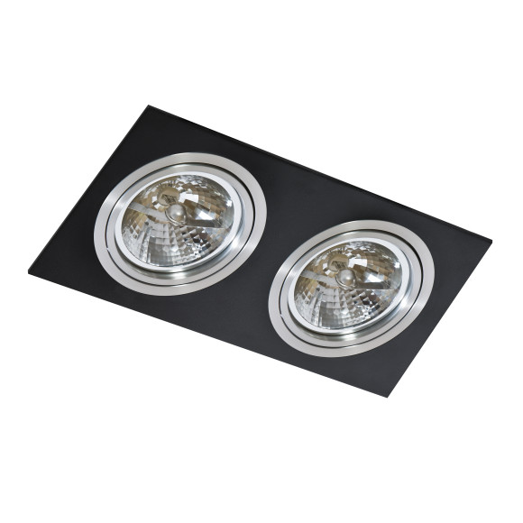 Lampa Siro 2 Bk/Alu Wpust AZ0772 | Azzardo