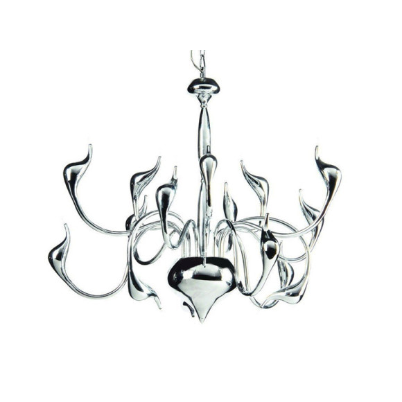 Lampa wisząca Snake 2 Wiszaca Chrome AZ0043 | Azzardo