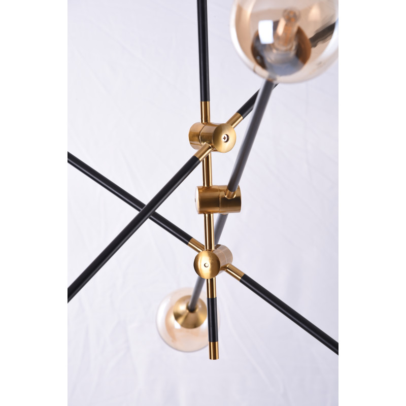 Lampa Solen 6 Bk/Go AZ4700 | Azzardo