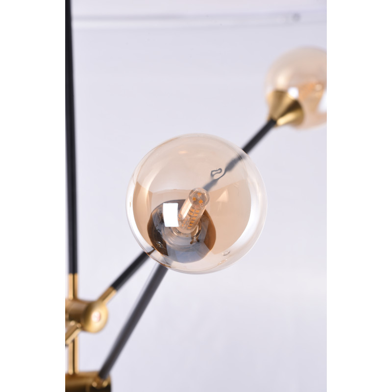 Lampa Solen 6 Bk/Go AZ4700 | Azzardo