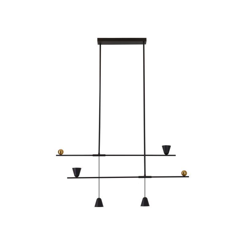 Lampa Spoleto 2 Bk AZ5642 | Azzardo