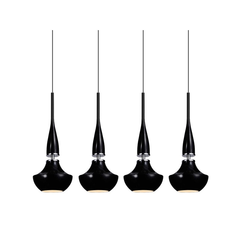 Lampa wisząca Tasos 4 Wiszaca Black AZ0885 | Azzardo