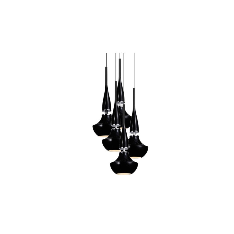Lampa wisząca Tasos 5 Wiszaca Black AZ0981 | Azzardo