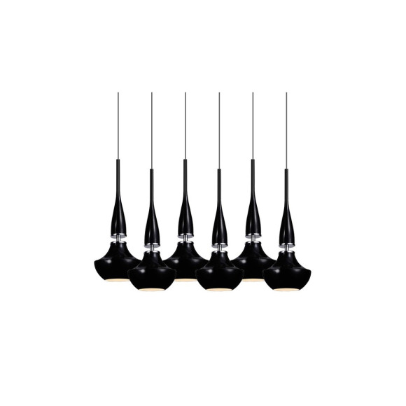 TASOS 6 LAMPA WISZACA BLACK | Azzardo