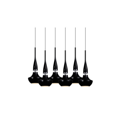 TASOS 6 LAMPA WISZACA BLACK | Azzardo