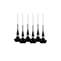 TASOS 6 LAMPA WISZACA BLACK | Azzardo