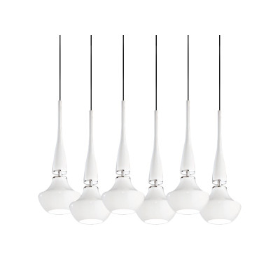 Lampa wisząca Tasos 6 White Wiszaca AZ1883 | Azzardo