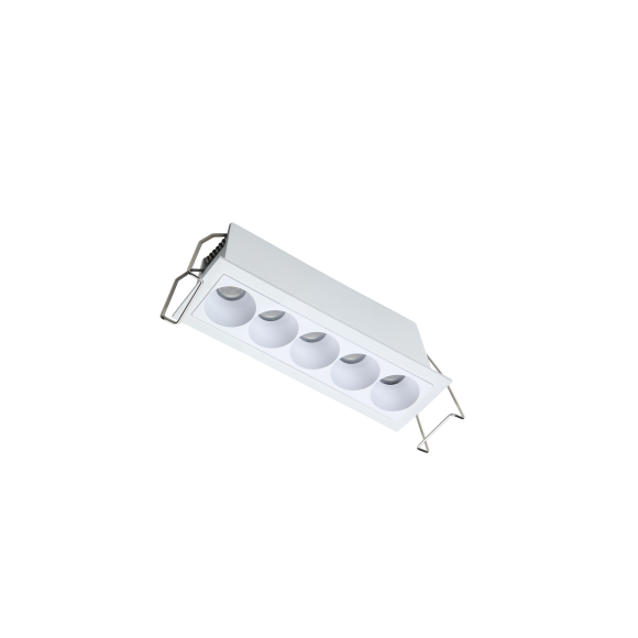 Lampa Tetrix 5 Gips 10W Cct Wh AZ6275 | Azzardo