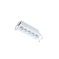 Lampa Tetrix 5 Gips 10W Cct Wh AZ6275 | Azzardo