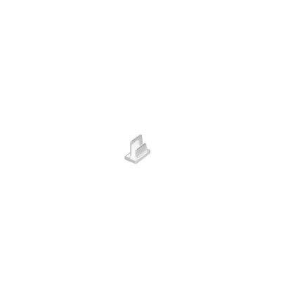 TRACK 1LINE END CAP WH | Azzardo