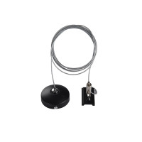 TRACK 1LINE PENDANT ACCESSORY 1.5m BK | Azzardo