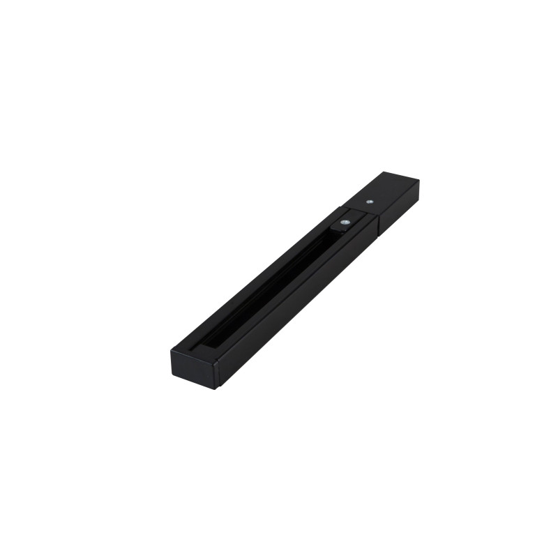 TRACK 1LINE SET 2m + END POWER + END CAP BK | Azzardo