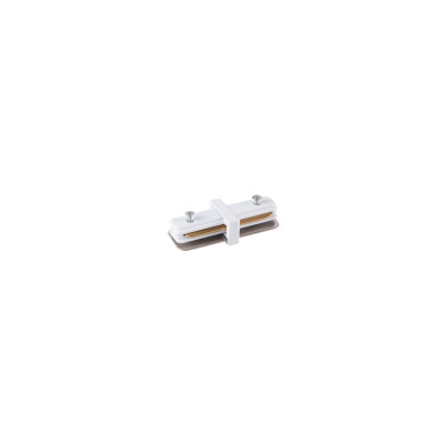 TRACK 1LINE STRAIGHT CONNECTOR WH | Azzardo
