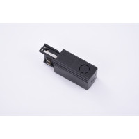 TRACK 3LINE END POWER LEFT BK | Azzardo