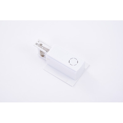 TRACK 3LINE END POWER LEFT GIPS WH | Azzardo