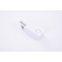 TRACK 3LINE END POWER LEFT WH | Azzardo