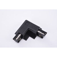 TRACK 3LINE L CONNECTOR RIGHT GIPS BK | Azzardo