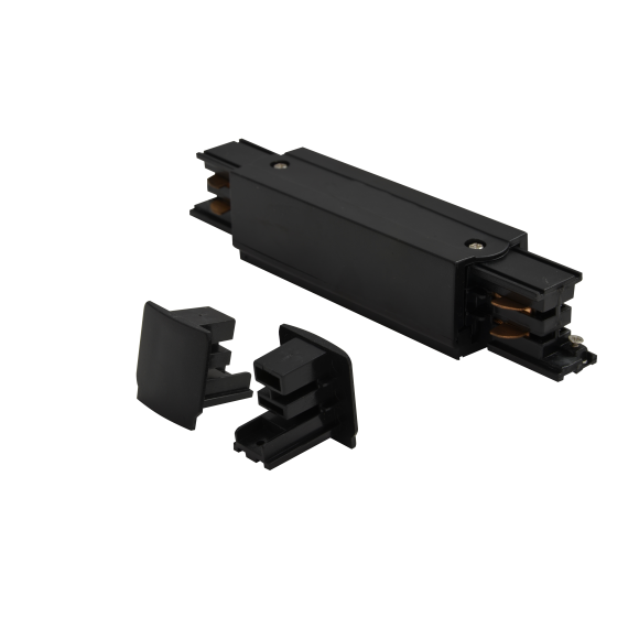 TRACK 3LINE POWER + 2 x END CAP BK | Azzardo TRACK 3LINE POWER + 2 x END CAP BK | Azzardo