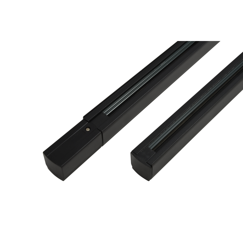 TRACK 3LINE SET 1.5m + END POWER + END CAP BK | Azzardo