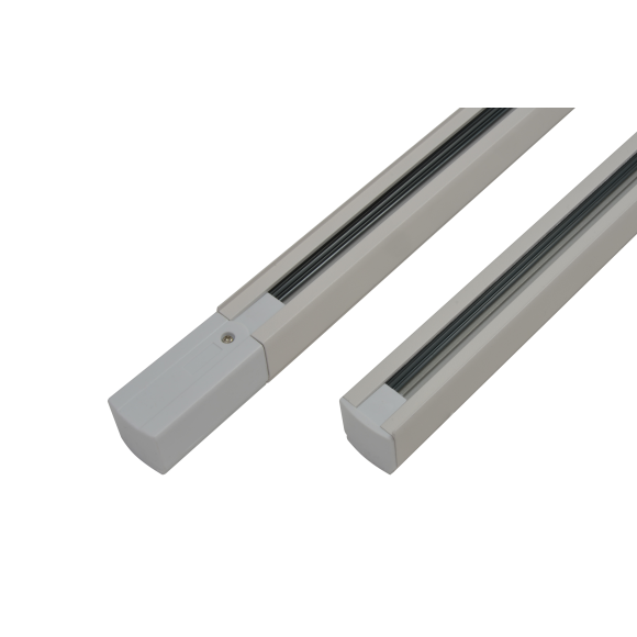 TRACK 3LINE SET 1m + END POWER + END CAP WH | Azzardo TRACK 3LINE SET 1m + END POWER + END CAP WH | Azzardo
