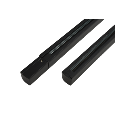 TRACK 3LINE SET 2m + END POWER + END CAP BK | Azzardo