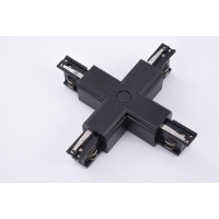 TRACK 3LINE X CONNECTOR BK | Azzardo