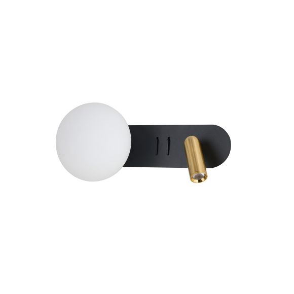 Lampa Trasimeno Wall Bk AZ5641 | Azzardo