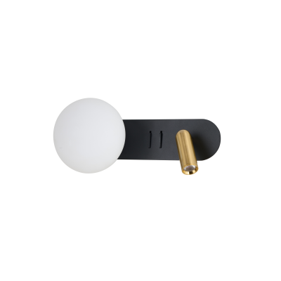 Lampa Trasimeno Wall Bk AZ5641 | Azzardo