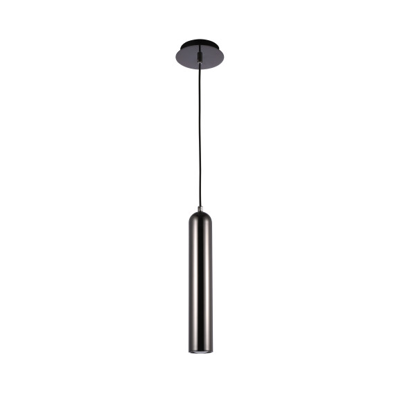 Lampa wisząca Tubo 1 Black/Chrom Wiszaca AZ1236 | Azzardo