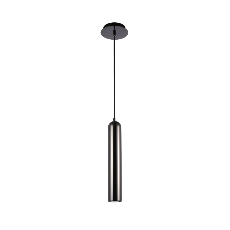 Lampa wisząca Tubo 1 Black/Chrom Wiszaca AZ1236 | Azzardo