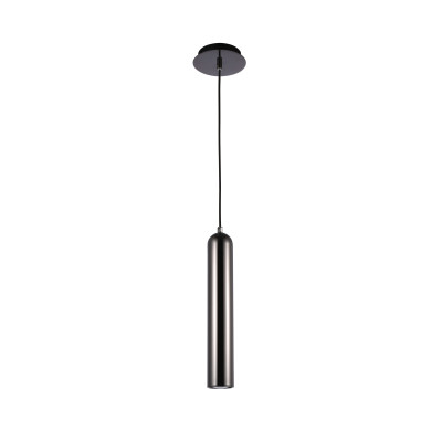 Lampa wisząca Tubo 1 Black/Chrom Wiszaca AZ1236 | Azzardo