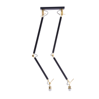 ZYTA 2 S PENDANT LAMPBODY BK/GO | Azzardo