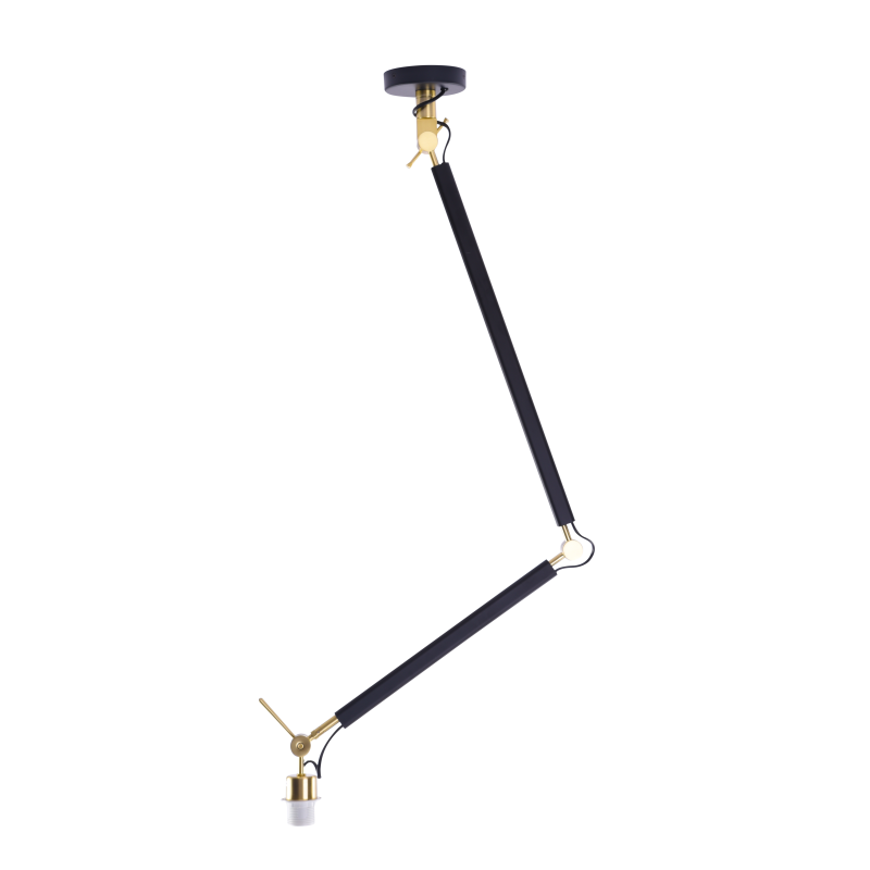 ZYTA M PENDANT LAMPBODY BK/GO | Azzardo