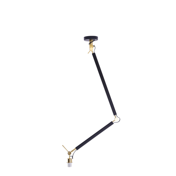 ZYTA S PENDANT LAMPBODY BK/GO | Azzardo