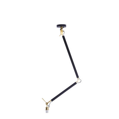 ZYTA S PENDANT LAMPBODY BK/GO | Azzardo